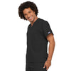 Cherokee Workwear 4777 Scrubs Top Unisex V-Neck Tunic. Black 3XL