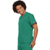 Cherokee Workwear 4777 Scrubs Top Unisex V-Neck Tunic. Surgical Green 3XL
