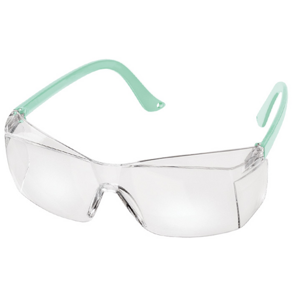 Prestige Colored Temple Safety Glasses Aqua Sea