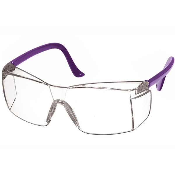 Prestige Colored Temple Safety Glasses Purple