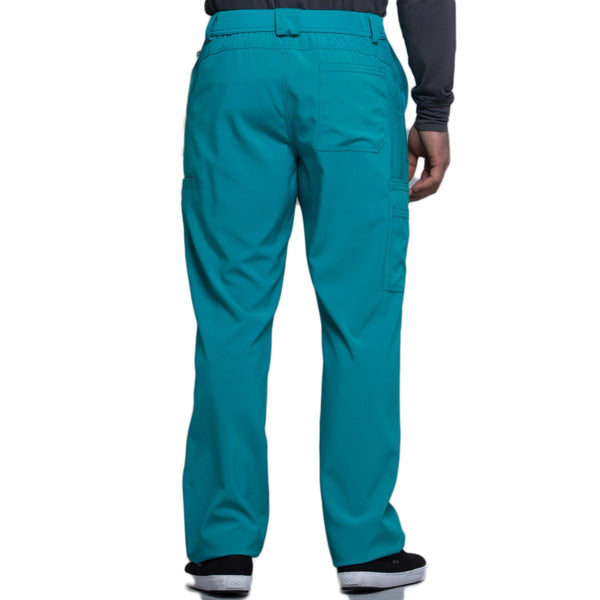 Cherokee Infinity CK200A Scrubs Pants Men's Fly Front Teal Blue 3XL