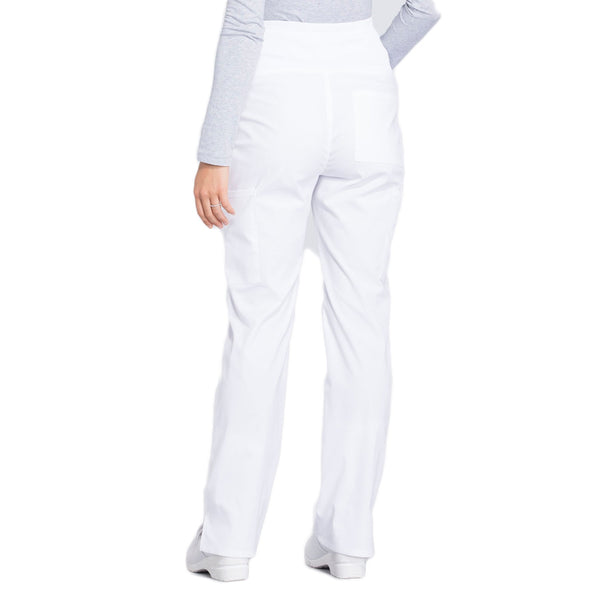 Cherokee Workwear Professionals WW220 Scrubs Pants Maternity Straight Leg White 3XL