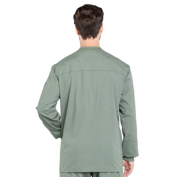 Cherokee Workwear Professionals WW360 Scrubs Jacket Men's Warm-up Olive 3XL