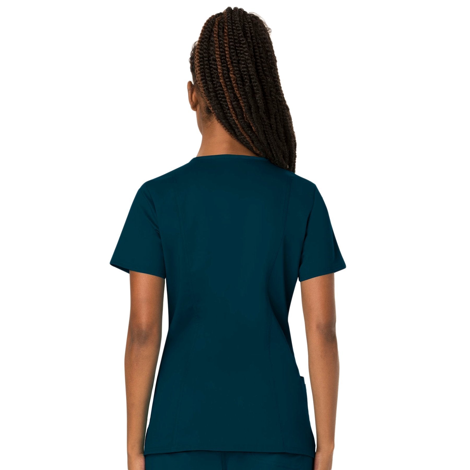 Cherokee Workwear Revolution Ww620 Scrubs Top Womens V Neck Caribbean Blue Medshop Malaysia 