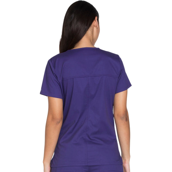 Cherokee Core Stretch WW630 Scrubs Top Women's V-Neck Grape 3XL