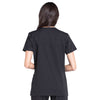 Cherokee Workwear Professionals WW655 Scrubs Top Women's Mock Wrap Black 3XL