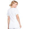 Cherokee Workwear Professionals WW685 Scrubs Top Maternity Mock Wrap White 3XL