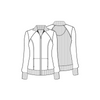 Cherokee Infinity 2391A Scrubs Jacket Women's Zip Front Warm-Up White 4XL