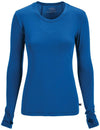 Cherokee Infinity 2626A Underscrubs Women's Long Sleeve Knit Tee Royal Blue