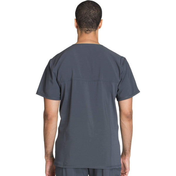 Cherokee Scrubs Top Cherokee Infinity CK900A Scrubs Top Men's V-Neck Pewter