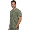 Cherokee Top Cherokee Revolution WW670 Scrubs Top Men Olive