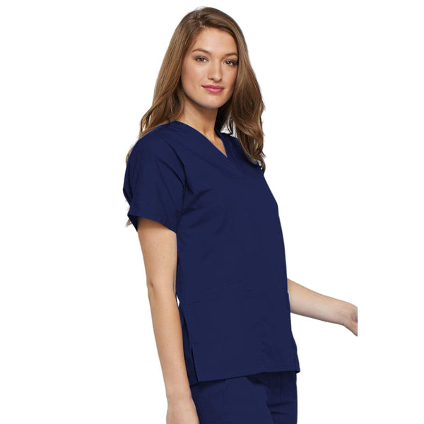 Cherokee Scrubs Top Cherokee Workwear 4700 Scrubs Top Women's V-Neck Navy