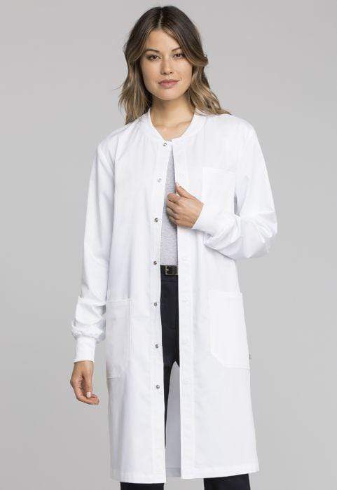 Cherokee Lab Coats XS Cherokee WW350AB Unisex Snap Front Lab Coats