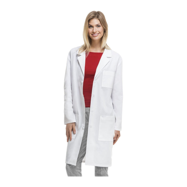 Cherokee 1446A Professional Whites with Certainty Lab Coats Unisex White Lab Coats