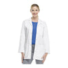 Cherokee Workwear Professionals 1369 Lab Coat Women's 32" Snap Front White