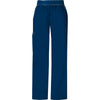 Cherokee Scrub Pants Flexibles (Contrast Navy) Mid Rise Knit Waist Pull-On Pant Navy Pant