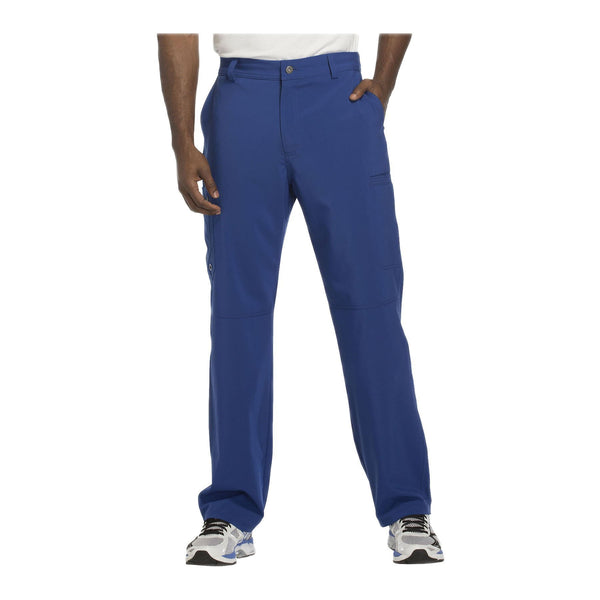 Cherokee Scrub Pants Infinity Men Fly Front Pant Galaxy Blue Pant