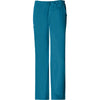 Cherokee Scrub Pants Luxe Low Rise Straight Leg Drawstring Pant Caribbean Blue Pant