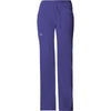 Cherokee Workwear Pant WW Core Stretch Contemporary Fit Low Rise Drawstring Cargo Pant Grape Pant