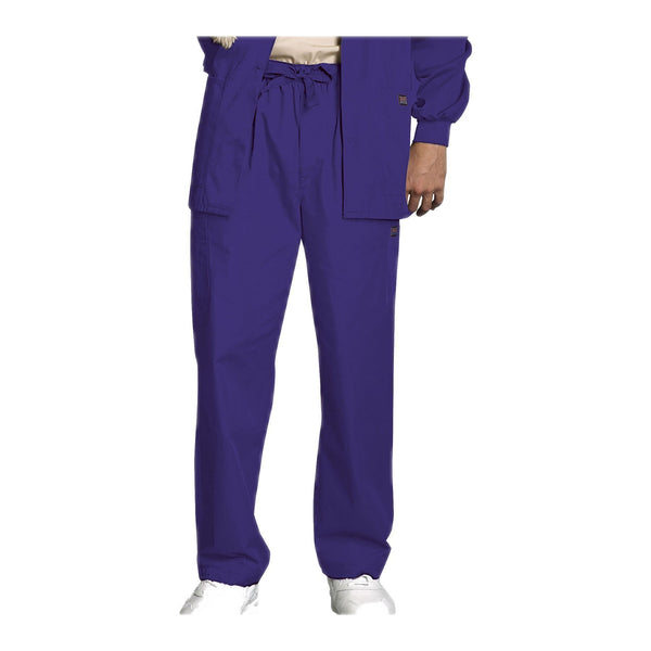 Cherokee Workwear Pant WW Men's Men's Drawstring Cargo Pant Grape Pant