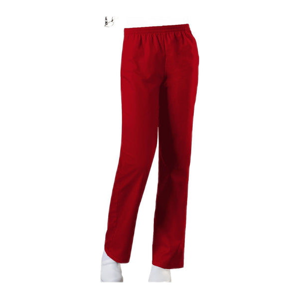 Cherokee Workwear Pant WW Natural Rise Tapered Leg Pull-On Pant Red Pant