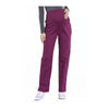 Cherokee Workwear Pant WW Professionals Maternity Straight Leg Pant Wine Pant