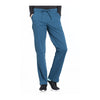 Cherokee Workwear Pant WW Professionals Mid Rise Straight Leg Drawstring Pant Caribbean Blue Pant