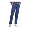 Cherokee Workwear Pant WW Professionals Mid Rise Straight Leg Pull-on Cargo Pant Navy