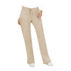 Cherokee Workwear Pant WW Revolution Mid Rise Moderate Flare Drawstring Pant Khaki Pant