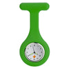 Medshop Fob Watches Green Silicone Nursing FOB Watch