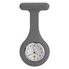 Medshop Fob Watches Dark Grey Silicone Nursing FOB Watch