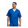 Cherokee Scrub Top Luxe for Men V-Neck Top Royal Top