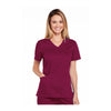 Cherokee Scrubs Workwear 4710 WW Core Stretch Top Modern Classic Wine Top