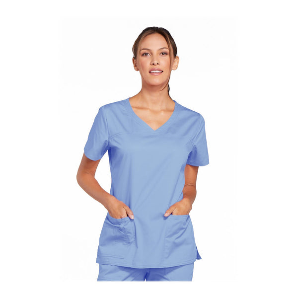 Cherokee Scrubs Workwear 4727 WW Core Stretch Top Modern Classic Ciel Top