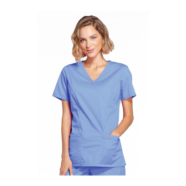 Cherokee Scrubs Workwear 4728 WW Core Stretch Top Modern Classic Ciel Top