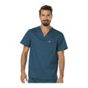 Cherokee Scrubs Workwear WW690 WW Revolution Mens Top Mens Caribbean Blue Top