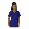 Cherokee Workwear Top WW Revolution V-Neck Top Galaxy Blue Top