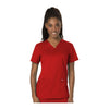 Cherokee Workwear Top WW Revolution V-Neck Top Red Top