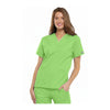 Cherokee Workwear Top WW V-Neck Top Lime Green Top