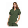 Cherokee Workwear 4700 Scrubs Top Women's V-Neck Olive