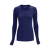 Cherokee Infinity 2626A Underscrubs Women's Long Sleeve Knit Tee Navy