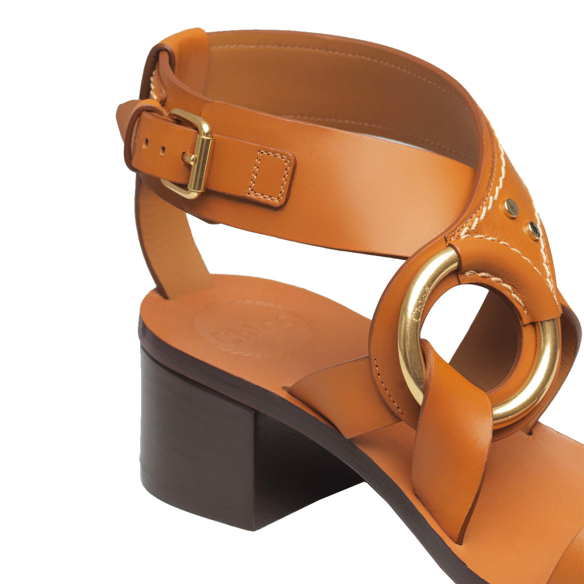 demi leather sandal