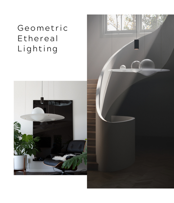 geometric etheral lighting