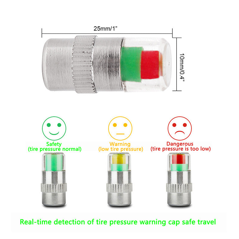 tire pressure safety caps