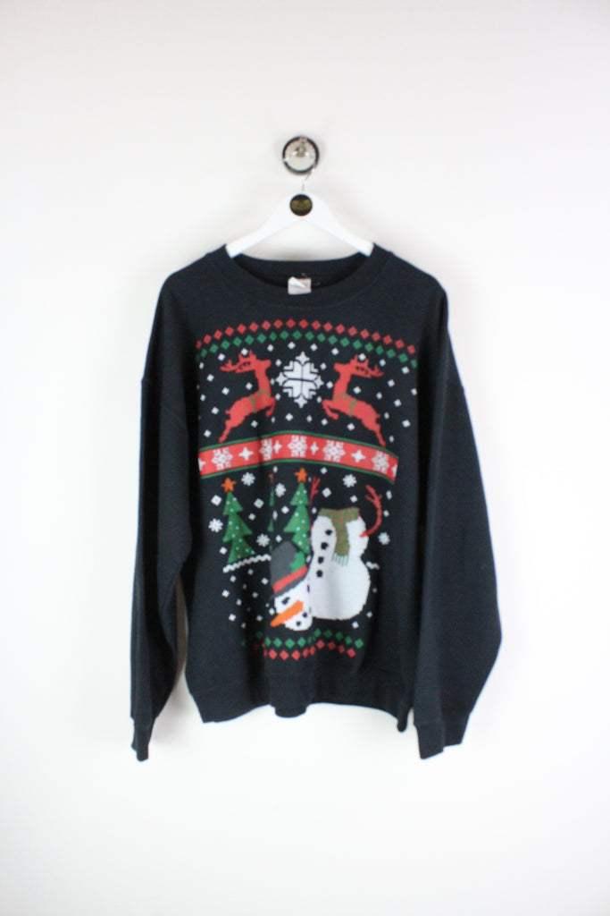 Vintage Christmas Sweatshirt (XL) - ramanujanitsez