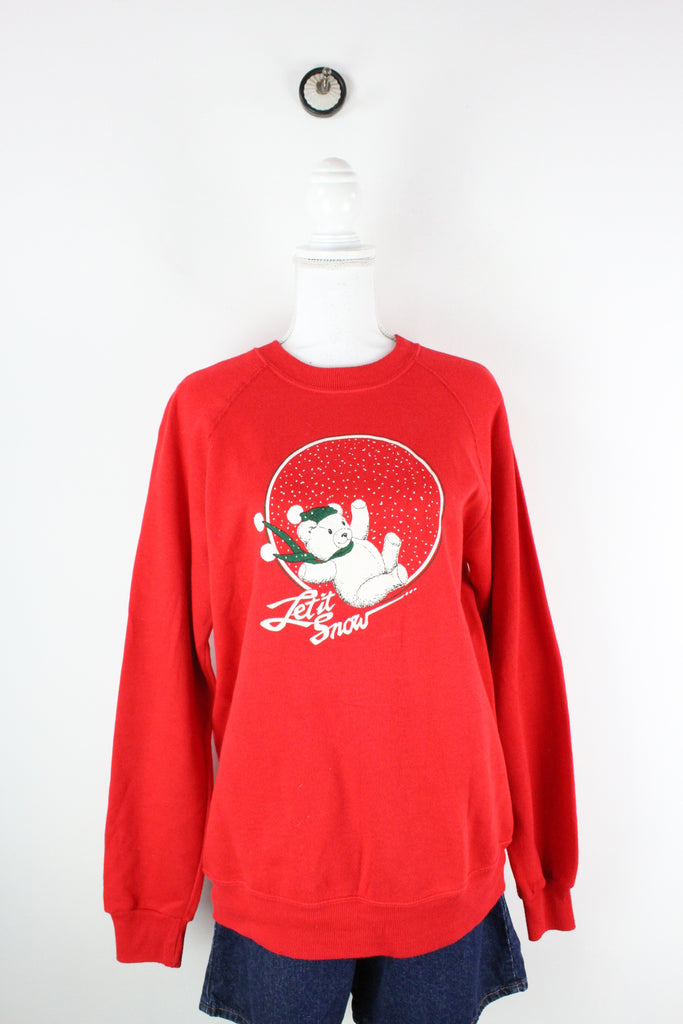 Vintage Let it Snow Sweatshirt (L) - ramanujanitsez