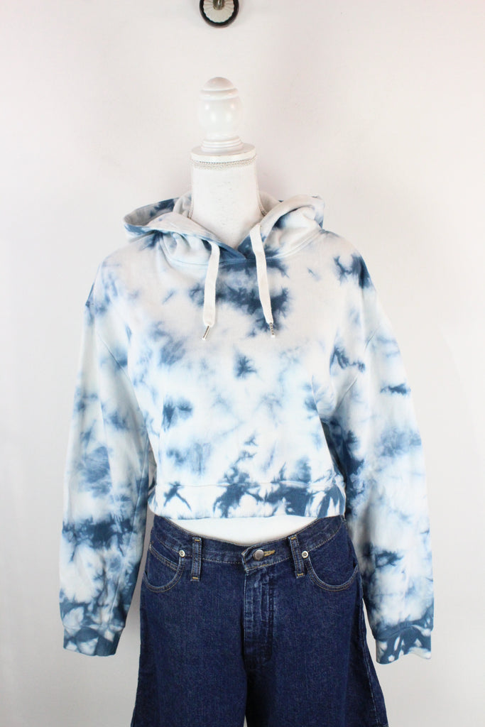 Vintage Bluenotes Crop Hoodie (S) - ramanujanitsez