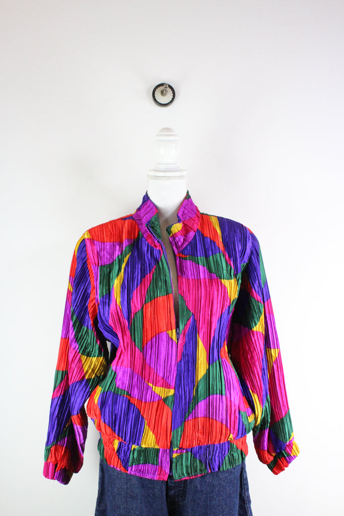 Vintage Colorful Jacket (M) - ramanujanitsez