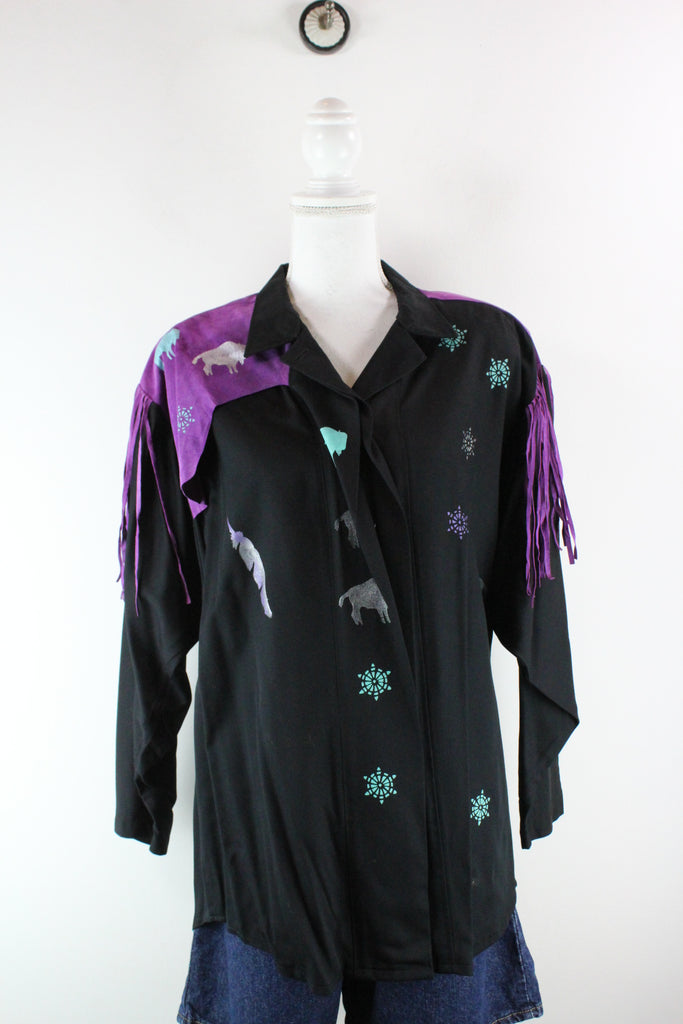 Vintage Thistles West Shirt (M) - ramanujanitsez