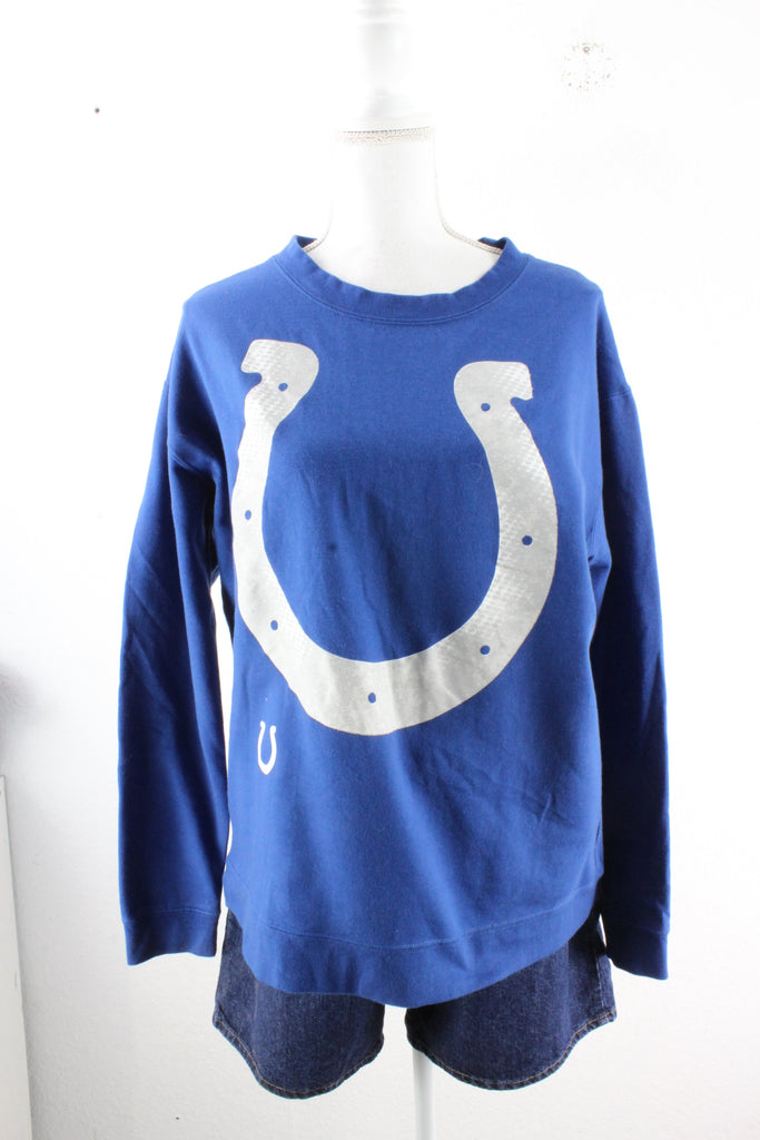 Vintage Horseshoe Sweatshirt (XL) - ramanujanitsez Online